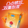 B157杜蕾斯凸点螺纹避孕套3只装 商品缩略图0