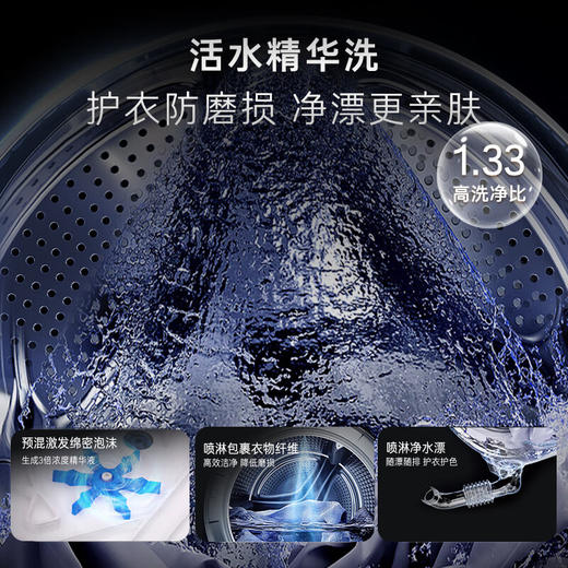 卡萨帝（Casarte）揽光套装原石 10公斤洗烘套装 滚筒懒人洗衣机+双擎热泵烘干机洗烘套装 原创养护湿洗 10BHD+10GHD 商品图7