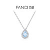 Fanci范琦 蓝眼泪水滴 小众简约锁骨链 925银项链女款 商品缩略图4