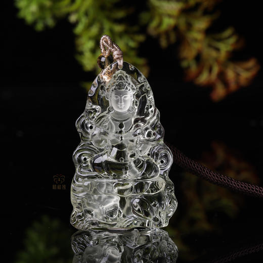 【文殊菩萨】黄水晶八大守护神坠   ZX2511133 商品图4