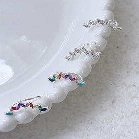 多种颜色形状耳钩耳环纪念日百货门店同款-163001286