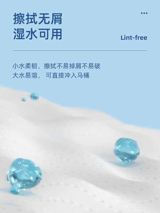植护 气垫有芯卫生纸（碎冰蓝系列）100*120/5层 125g 12卷*1提 商品图2