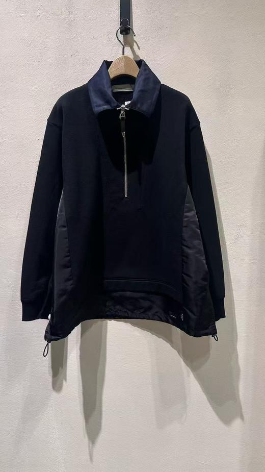 中性款联名款限量款半拉链polo领卫衣HE 商品图0