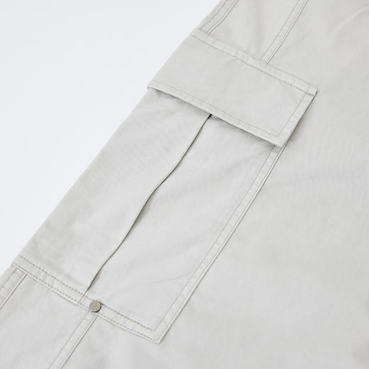 【新品上新】HX 夏季工装纯棉休闲宽松长裤S203522154101/02 商品图5