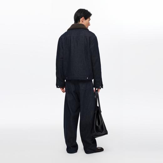 oneup牛仔拼毛棉服（男女同款） 商品图3