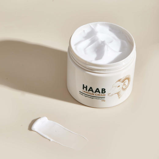 HAAB 哈布 绵羊油面霜 澳洲原装进口 补水滋润 舒缓修护 150g/罐 商品图5