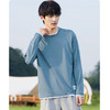 GXG男装【100%棉】秋季简约百搭舒适休闲打底衫男式圆领长袖t恤K&C 商品缩略图5