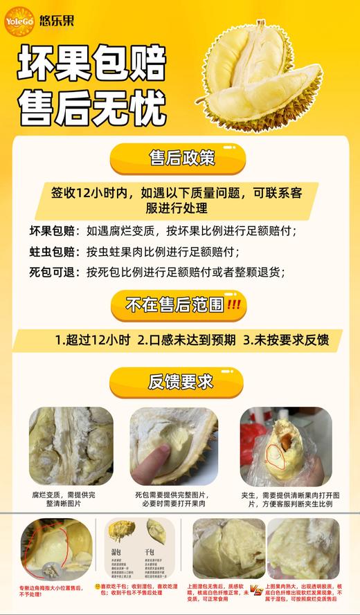 【季节限定】泰国老树甲仑榴莲整果顺丰包邮多规格可选【下单务必看售后须知】 商品图7