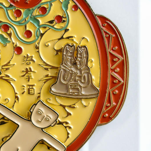 君幸酒耳杯冰箱贴 文创文物冰箱磁贴伴手礼礼物旅游纪念品 商品图6