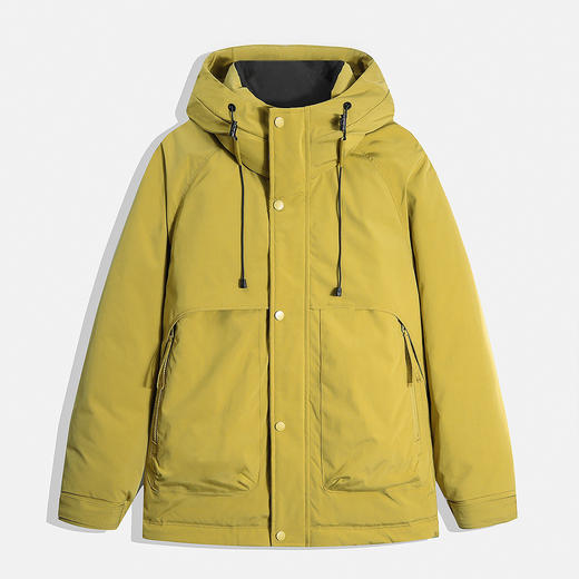 【情侣款】罗蒙冬季连帽羽绒服男女休闲百搭情侣款户外工装风羽绒外套 商品图11