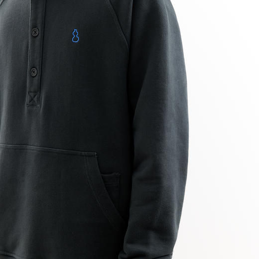 吃茶去chichaqu25秋冬重磅全棉带帽卫衣复古宽松加厚纯棉刺绣葫芦 商品图5