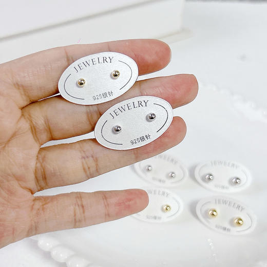金豆豆耳饰睡觉不用摘迷你双头拧螺丝耳骨钉耳丁银针-纪念日百货门店同款167897331 商品图3