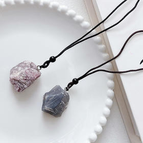 不规则饰品挂件吊坠天然石长链项链-纪念日百货门店同款168195235