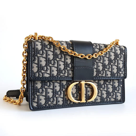 【95新】Dior迪奥30 Montaigne系列M9208UTZQ_M928中号老花蒙田30链条包单肩斜挎包女士261125NJT17 商品图2