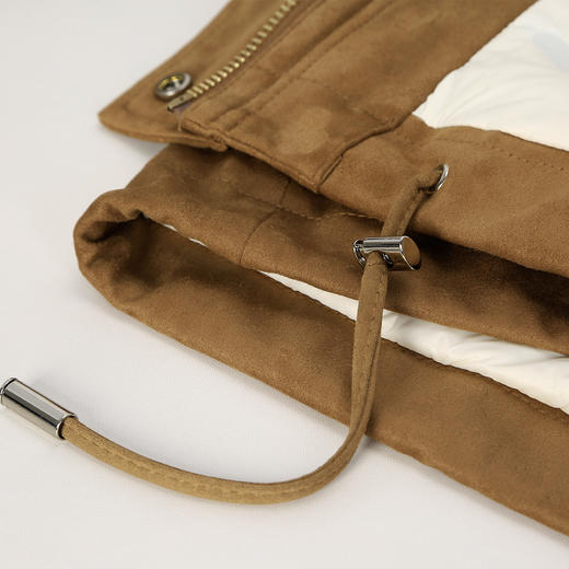 QP603斯尔丽2025冬季新款狐狸毛内胆鹅绒保暖轻薄短款廓形时尚皮草 商品图7