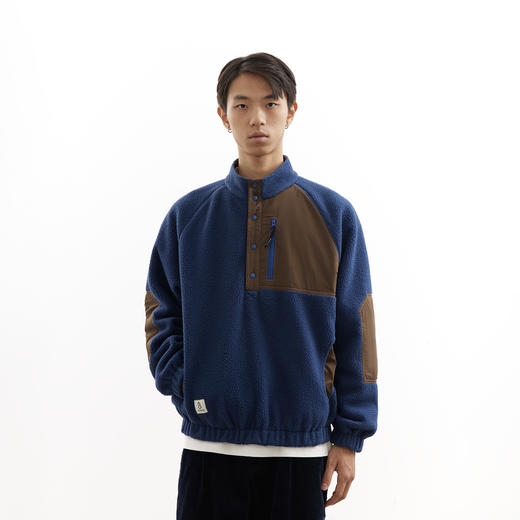 吃茶去chichaqu25秋冬户外抓绒双面穿外套山系保暖摇粒绒加厚宽松 商品图4