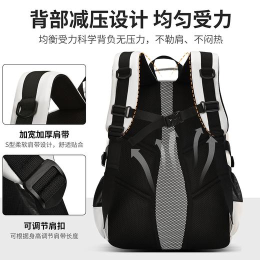 芝麻宝贝新款背包中小学生书包轻便型休闲双肩包大容量多隔层 商品图3