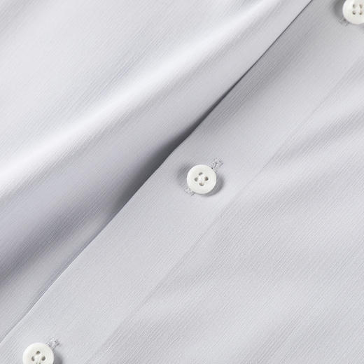 GXG男装【含桑蚕丝】25秋季简约纯色日常休闲男式翻领长袖衬衫K&C 商品图11