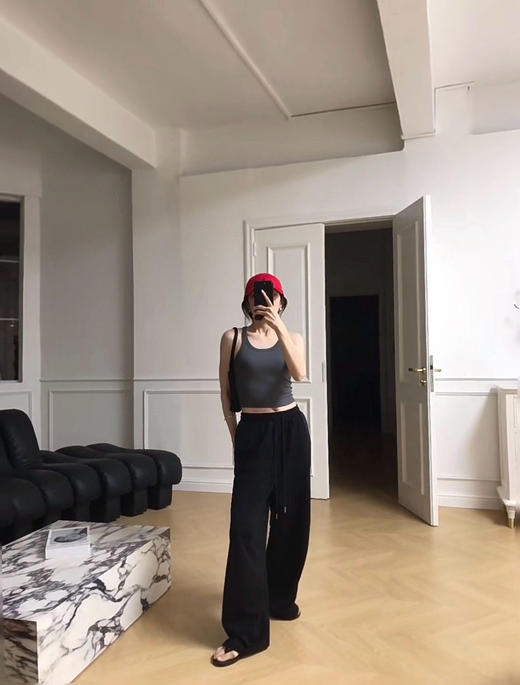 【秒杀价已调 直接拍】PM麦家 弯刀糯米裤 极简风 垂感够够的香蕉裤 商品图10