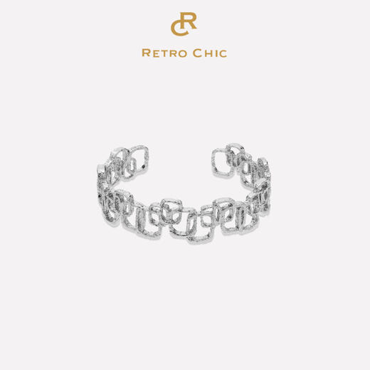 Ancient Rome古罗马时期 | 罗马金/银色弧光手镯小号 商品图1