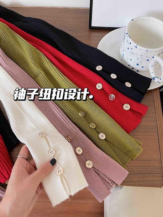 <曾小咸推荐>不规则交叉针织衫 日常129.99 立减60 秒杀69.99！【预售款，预计3-15天发货】 商品图10