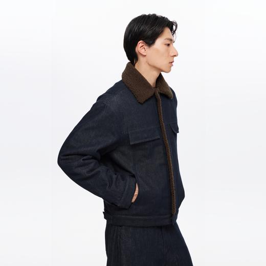 oneup牛仔拼毛棉服（男女同款） 商品图4