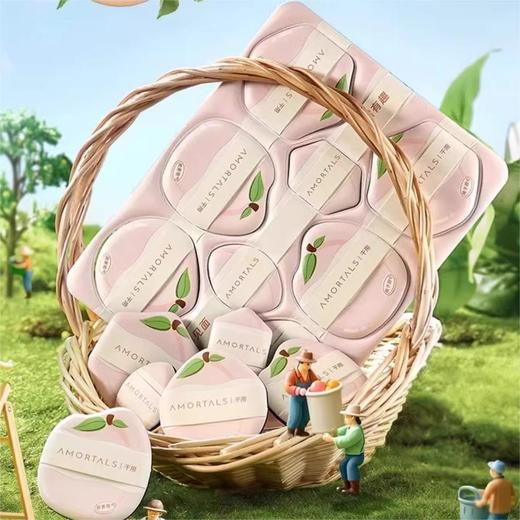 【棉花糖同款材质❗️打造服帖遮瑕底妆】尔木萄粉扑采摘气垫粉扑梨桃粉扑干湿两用不吃粉粉底液粉扑美妆。ja 商品图0