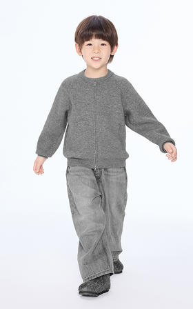 jnby  25年冬款  短款开襟毛衫  1PA313190