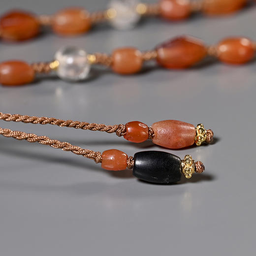 焦糖蚀花线珠+五彩多宝项链 商品图8