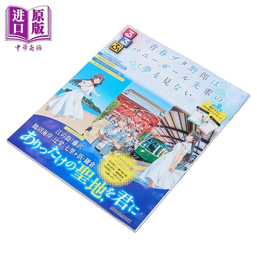 预售 【中商原版】青春猪头少年不会梦到兔女郎学姐巡礼指南书 赠透卡日文原版るるぶ青春ブタ野郎はバニーガール先輩の夢 商品图2