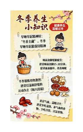 冬季养生小知识｜手脚冰凉星人速码！