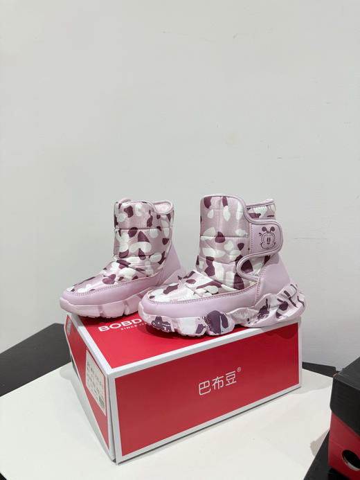 直发 正品巴布豆儿童冬季暖暖长绒雪地靴 ！畅玩冰雪的性能王 商品图3