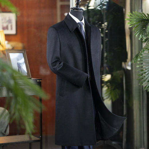 新款秋冬男士巴尔马肯政要大衣  两色可选 商品图2