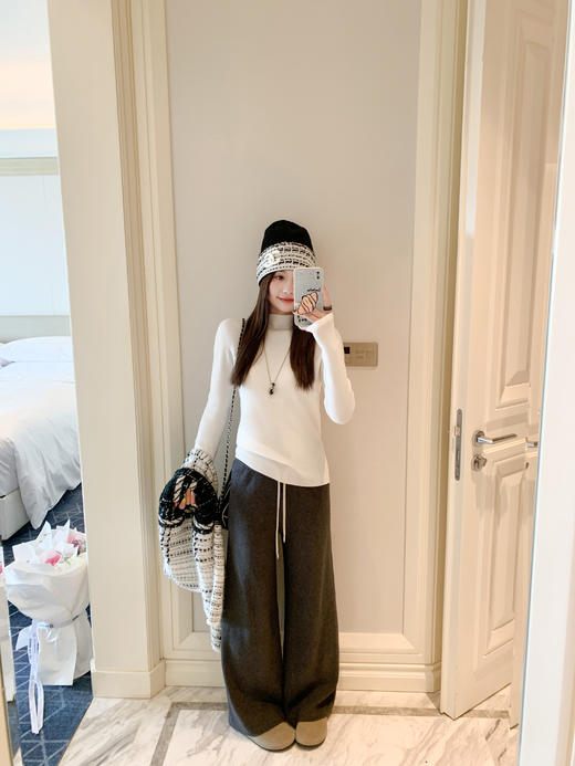 【149元任选2件】现货！毛织休闲裤 商品图7