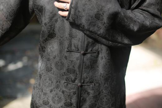 漫物记四经绞罗立领五盘扣上衣M110 商品图4