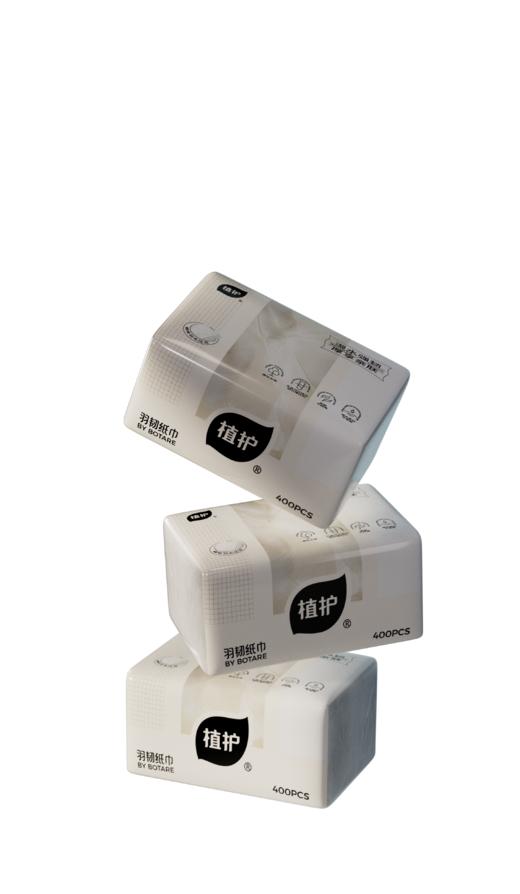 植护 韧享纸巾（羽韧系列）139*180/4层 100抽*6包 商品图0