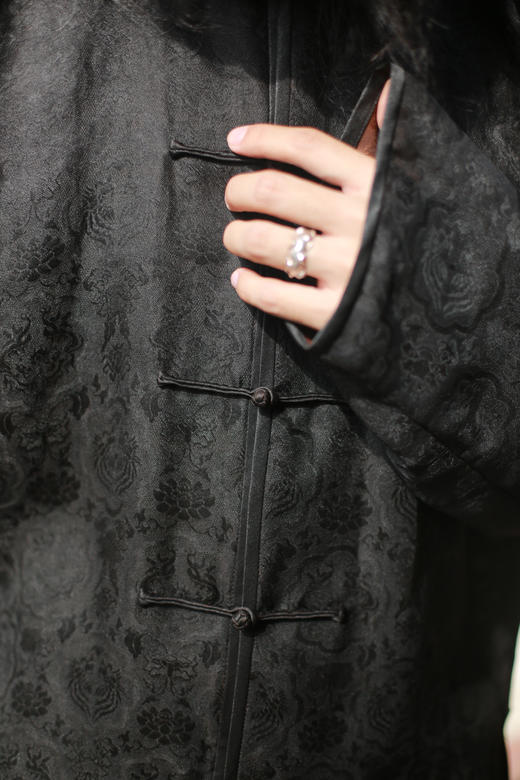 漫物记四经绞罗立领五盘扣上衣M110 商品图5