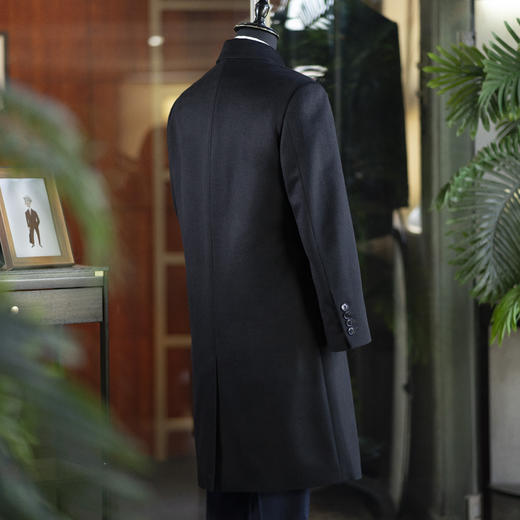 新款秋冬男士巴尔马肯政要大衣  两色可选 商品图3