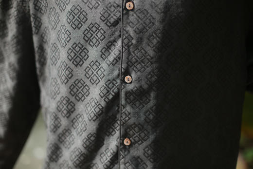 漫物记四经绞罗五粒扣长袖衬衫M115 商品图5