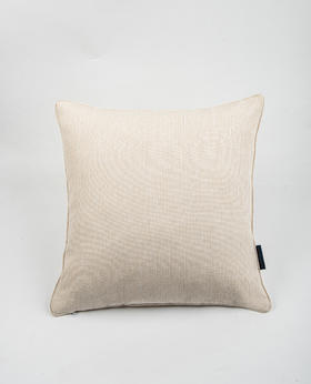 罗莱软装 悠扬诗篇浅米色抱枕 45*45cm