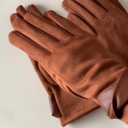 LEOS VITI小香风麂皮绒保暖手套 商品图1