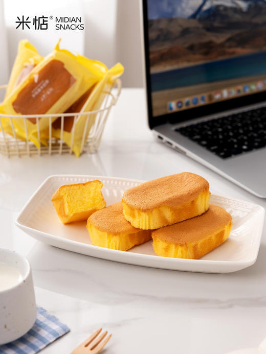 😍【米惦山野草鸡蛋蛋糕】👅是童年鸡蛋糕的味道没错了😝😝 🔶≥48%山野草鸡蛋液 蛋香浓郁不腥腻 🔶戚风分蛋工艺 扎实回弹 口感绵密 🔶创新物理保鲜 无防腐剂 锁鲜如现烤  商品图8