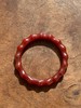 艳红瑪瑙竹节纹手镯，顺丰包邮 商品缩略图10