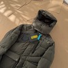 D112925联名款防水尼龙缝线连帽羽绒服外套男女同款 商品缩略图5
