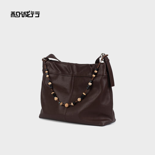 和诚行2025新款时尚百搭真皮大容量托特单肩斜挎包4420180 商品图1