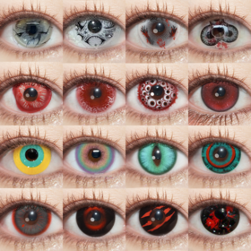 【合集】MyukiCon 特殊款COS色系艺术瞳 狼青年/女鬼红黑/噬骨虫/平行宇宙/恶漫白蛛/虫师宿命/西王母/噬瞳狱印/翠龙御境/尤九九/梦核独角兽/玫瑰荆棘/丝绒伯爵 万圣显色缩瞳 设计感氛围感