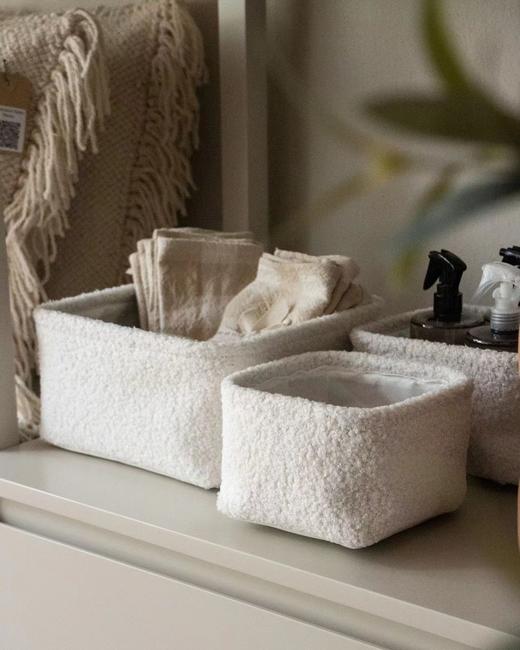 D112936一套4个颜色随机发泰迪绒收纳四件套 商品图12