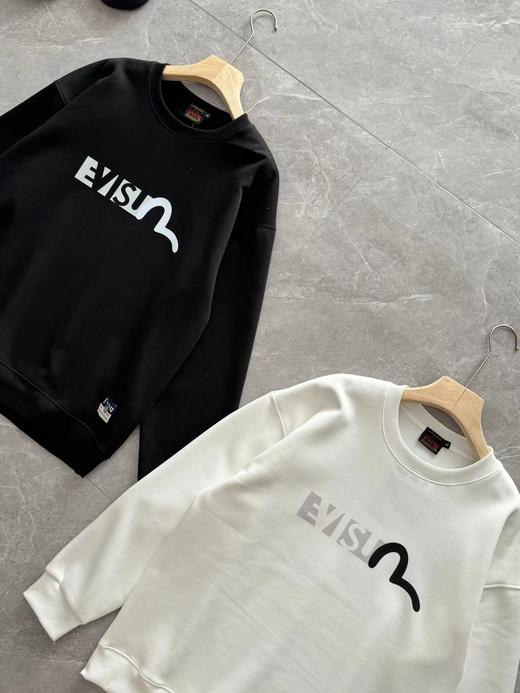 D112930商标海鸥印花银狐绒圆领套头卫衣 商品图2