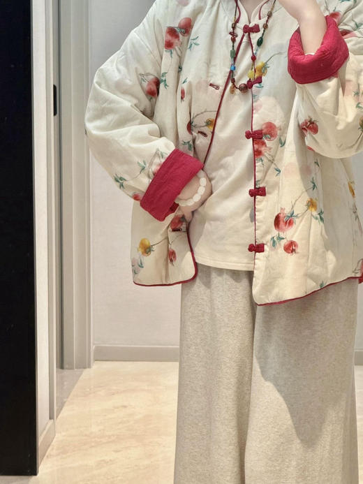 加厚双面穿雅致花色国风棉服 商品图1