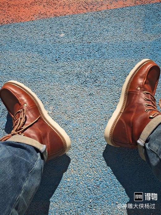 CAT Glenrock Mid系列 头层牛皮 休闲时尚复古透气耐磨中帮户外靴 Z-15733 商品图3